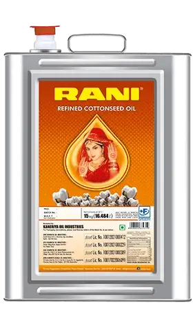 Refined Cottonseed Oil 15-Kg Tin